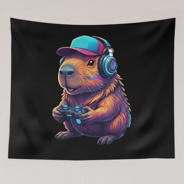 Item preview, Funny Capybara Gamer Gaming Video Games Capybara Art for Men Women Kids , Capybara Gift Lover  designed and sold by DZIRI NAJAT.