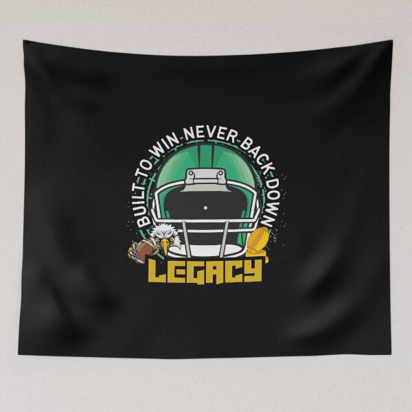 Item preview, Eagles Legacy Football – Built To Win designed and sold by MR-GOLDEN.