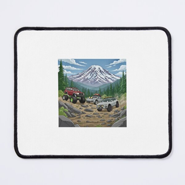Item preview, Off-roading on Mt. Rainier with 4x4 Friends designed and sold by zu13.