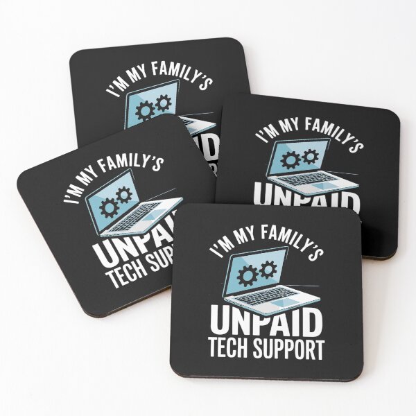 Item preview, I'm My Family's Unpaid Tech Support Computer Engineer 6 designed and sold by MarkLeedsArt.