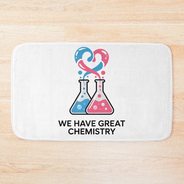 Item preview, We Have Great Chemistry Funny Science Pun Valentines Day Sticker Shirt Gift designed and sold by GiftsForge.