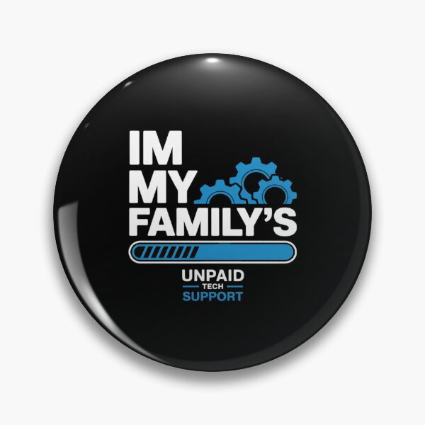 Artikelvorschau, Ich bin der unbezahlte technische Support meiner Familie (Computertechniker 11) entworfen und verkauft von DigitaldeligArt.