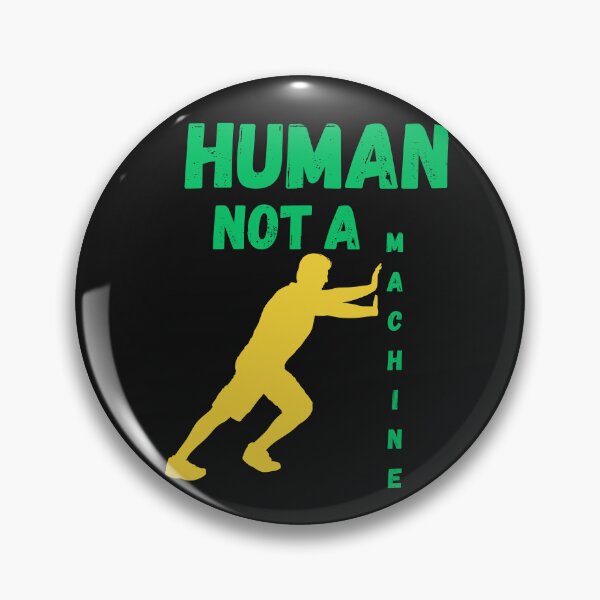 Item preview, Human Not a Machine Futuristic Design for Identity, Creativity, and Human Expression designed and sold by AdicretorDesign.