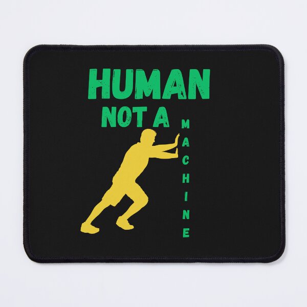 Item preview, Human Not a Machine Futuristic Design for Identity, Creativity, and Human Expression designed and sold by AdicretorDesign.