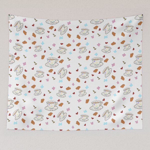 Item preview, Chai Tea and Biscuits Pattern – Cozy Cute Tea Lover Desig (white) designed and sold by DesignJiggy.
