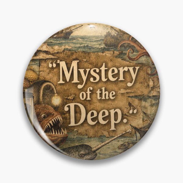 Item preview, Mystery of the Deep – Vintage Ocean Illustration designed and sold by Mauswohn.