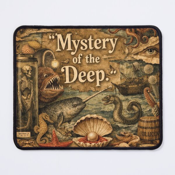 Item preview, Mystery of the Deep – Vintage Ocean Illustration designed and sold by Mauswohn.