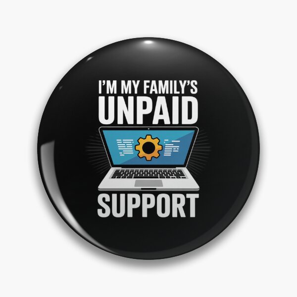 Artikelvorschau, Ich bin der unbezahlte technische Support meiner Familie (Computertechniker, 15 Jahre alt). entworfen und verkauft von DigitaldeligArt.