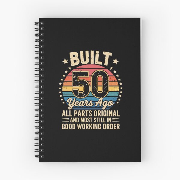 Item preview, Built 50 Years Ago - All Parts Original 50th Birthday designed and sold by SyntaxClaw.