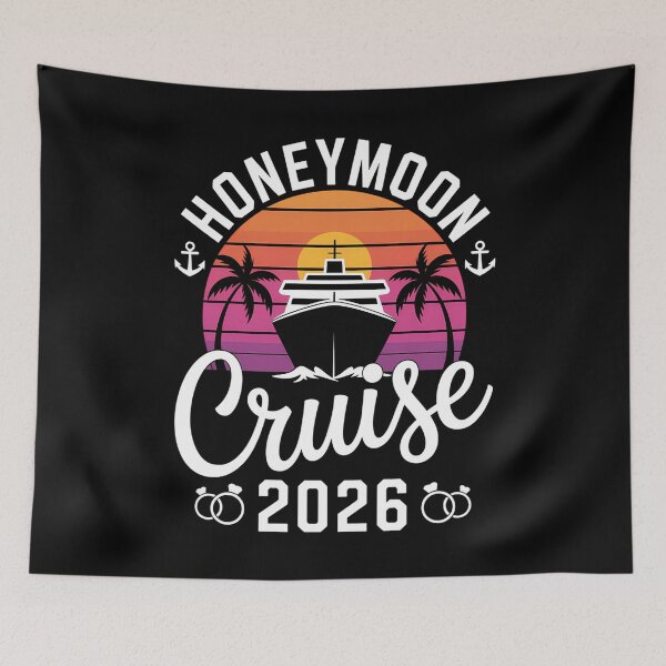 Item preview, Honeymoon Cruise 2026 Just Married Vacation Summer designed and sold by sterabamineh.
