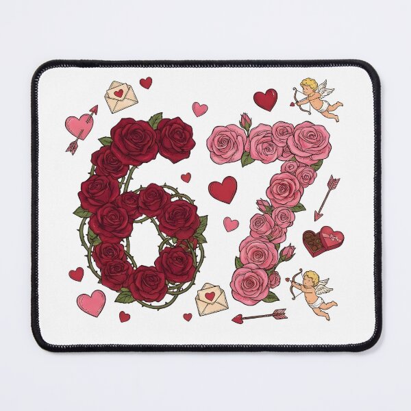Item preview, Funny 67 Valentines Day Rose Flowers Cupid Hearts designed and sold by Leonardo Palumbo.