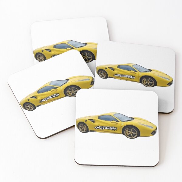 Item preview, Yellow Sports Car with Graffiti Decal – Need for Speed Style designed and sold by Artuer69.