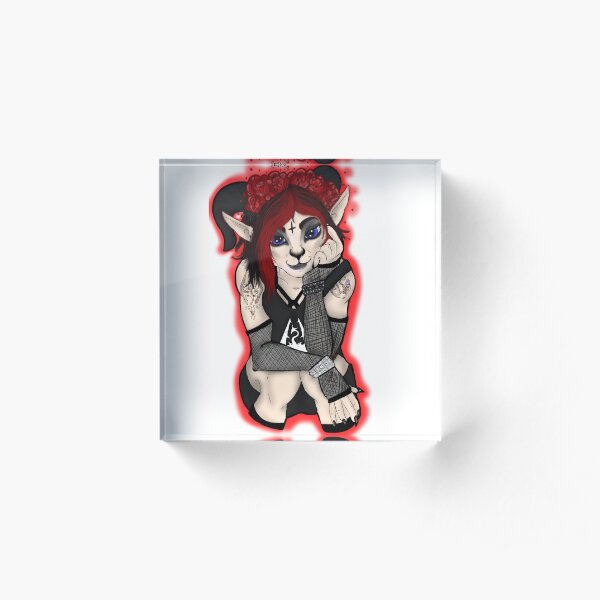 The Little Devil Acrylic Block