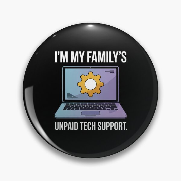 Artikelvorschau, Ich bin der unbezahlte technische Support meiner Familie (Computertechniker 32) entworfen und verkauft von DigitaldeligArt.