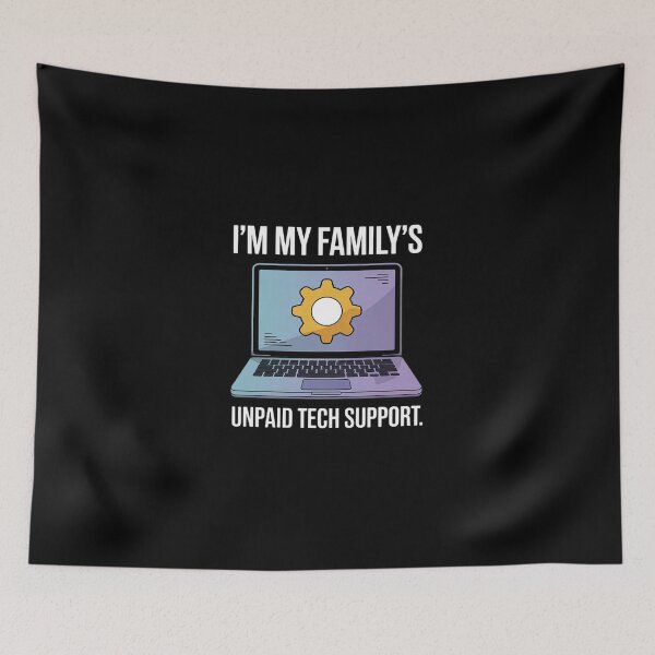 Item preview, I'm My Family's Unpaid Tech Support Computer Engineer 32 designed and sold by DigitaldeligArt.