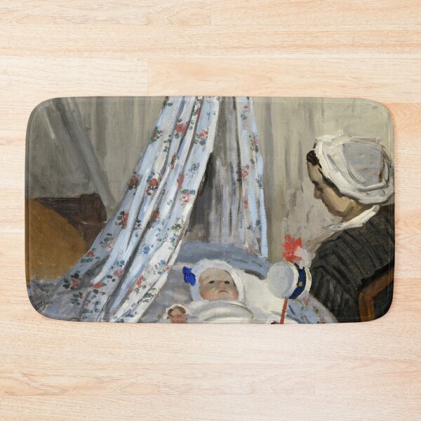 Item preview, The Cradle Camille With the Artists Son Jean by Claude Monet: Nursery Art Print designed and sold by artofuniverse.