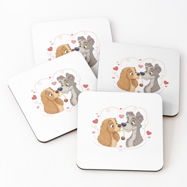 Item preview, Romantic Spaghetti Dinner Dogs – Classic Cartoon Love designed and sold by VersaGraphix.