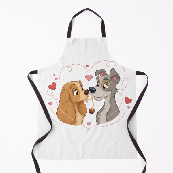 Item preview, Romantic Spaghetti Dinner Dogs – Classic Cartoon Love designed and sold by VersaGraphix.
