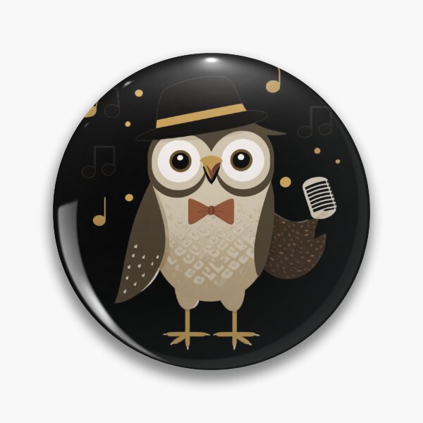 Item preview, Owl Jolson - Jazz Singing Owl Vintage T-Shirt designed and sold by kndzxf.