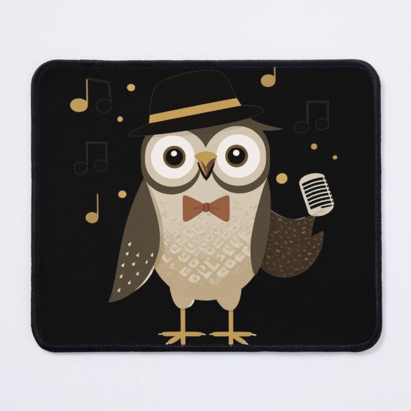 Item preview, Owl Jolson - Jazz Singing Owl Vintage T-Shirt designed and sold by kndzxf.