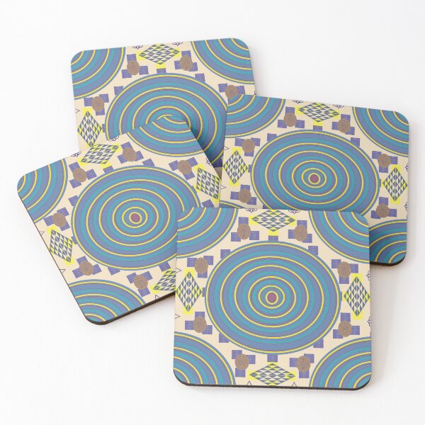 Item preview, Tribal-inspired Mid-Century Modern Geometric Contemporary Abstract Pattern designed and sold by PVTCreations.