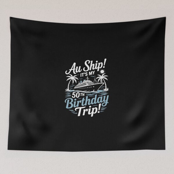Item preview, Aw Ship It's My 50th Birthday Trip Birthday Cruise Squad 2 designed and sold by SyntaxClaw.