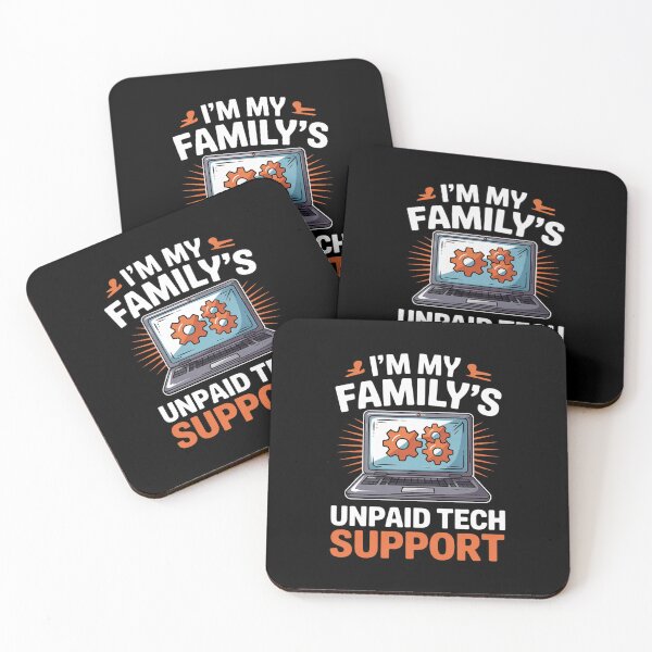 Item preview, I'm My Family's Unpaid Tech Support Computer Engineer 35 designed and sold by DigitaldeligArt.