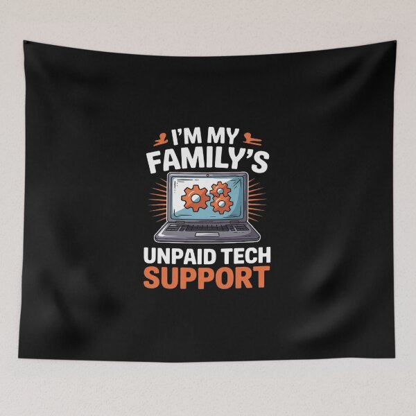 Item preview, I'm My Family's Unpaid Tech Support Computer Engineer 35 designed and sold by DigitaldeligArt.