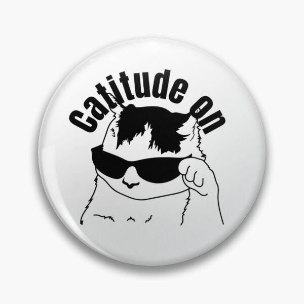 Item preview, Catitude on sticker designed and sold by Tomoriart3031.