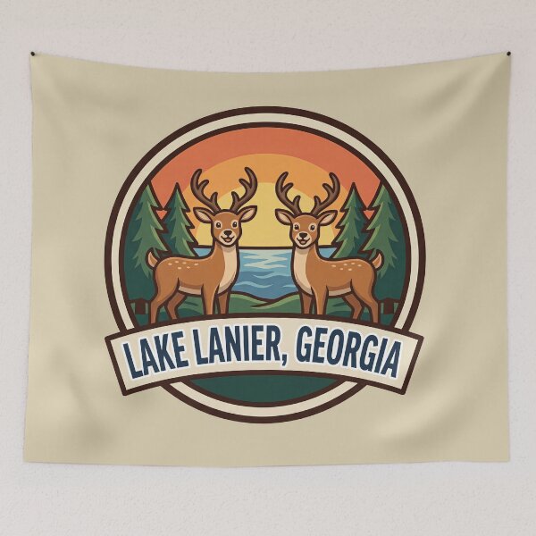 Item preview, Lake Lanier, GA. designed and sold by Pixel-Lair.