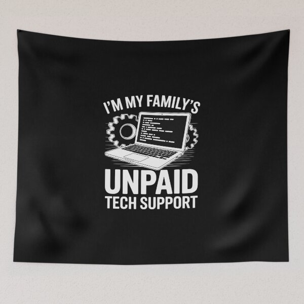 Item preview, I'm My Family's Unpaid Tech Support Computer Engineer2 designed and sold by DigitaldeligArt.