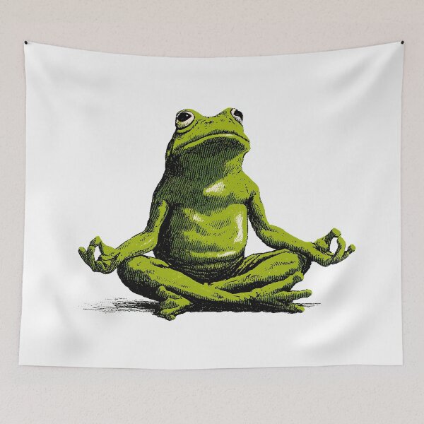 Item preview, Meditating Frog ??♂️✨ designed and sold by Venon28.