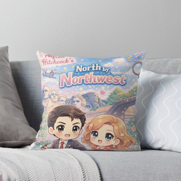 Item preview, North by Northwest – Kawaii Anime Movie Poster Design designed and sold by Mauswohn.
