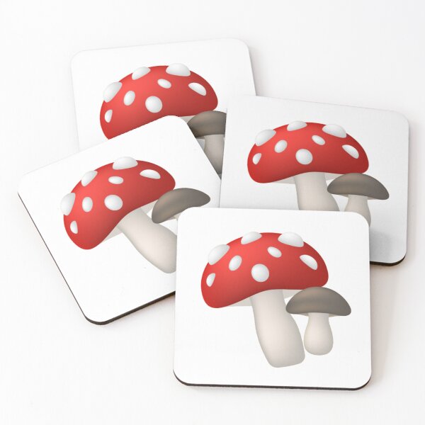 Item preview,  Cute Red and White Cartoon Mushroom designed and sold by nada-art.