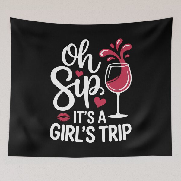 Item preview, Hello Summer Family Vacation Oh Sip Its A Girls Trip designed and sold by tiekanamac.