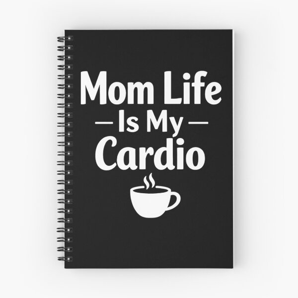 Item preview, Mom Life Is My Cardio Minimalist Quote | Simple Parenting Coffee Art designed and sold by shemodas.