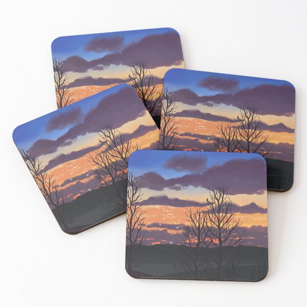 Item preview, Late Winter Dark Sunset and Cool Evening  designed and sold by Artistic  Touch.