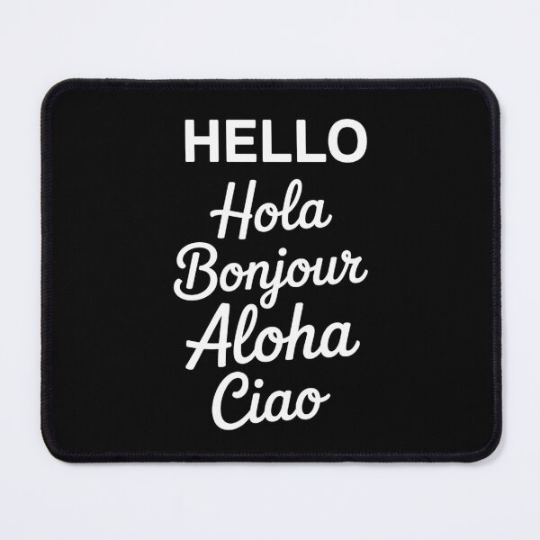 Item preview, Hello in Different Languages Greetings designed and sold by tiekanamac.