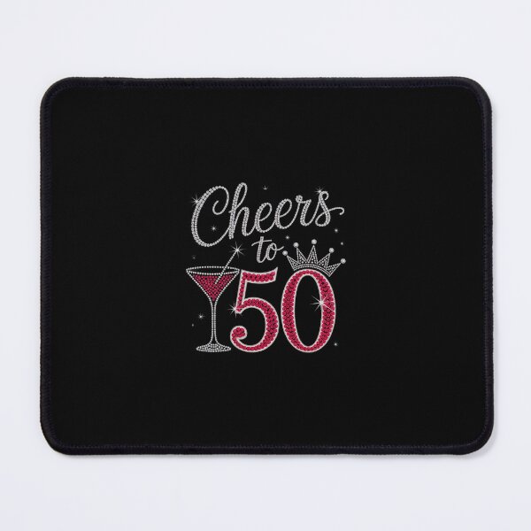 Item preview, Cheers To 50 Years Wine Glasses Women 50th Birthday designed and sold by SyntaxClaw.