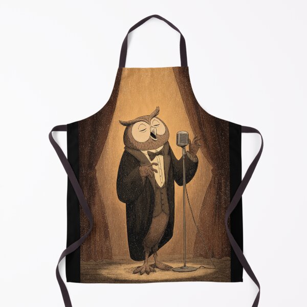 Item preview, Owl Jolson - Jazz Singing Owl Vintage T-Shirt designed and sold by kndzxf.