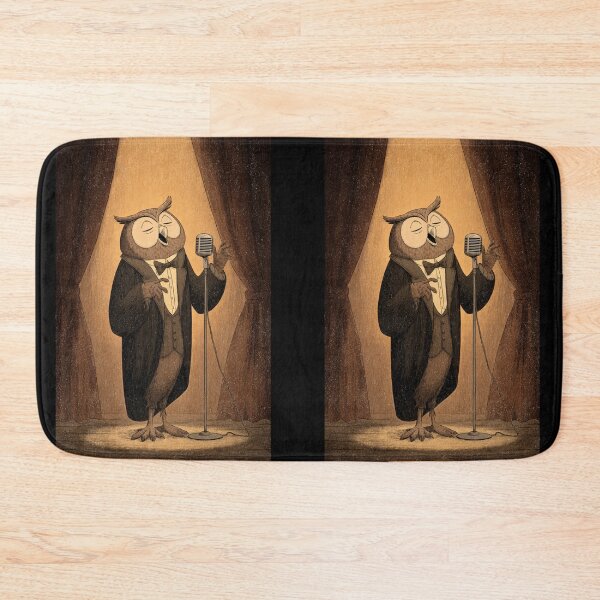 Item preview, Owl Jolson - Jazz Singing Owl Vintage T-Shirt designed and sold by kndzxf.