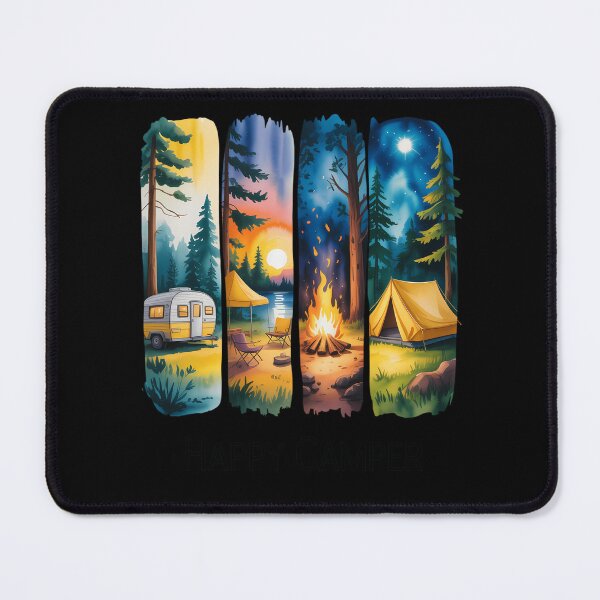 Item preview, Happy Camper Hiking Adventure Summer Camp designed and sold by tiekanamac.