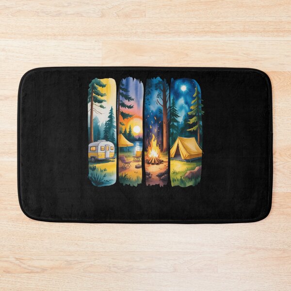 Item preview, Happy Camper Hiking Adventure Summer Camp designed and sold by tiekanamac.