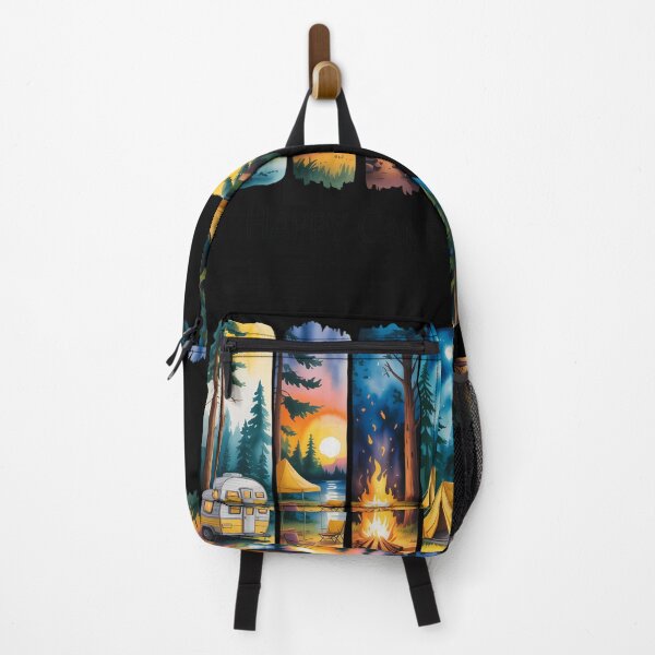Item preview, Happy Camper Hiking Adventure Summer Camp designed and sold by tiekanamac.
