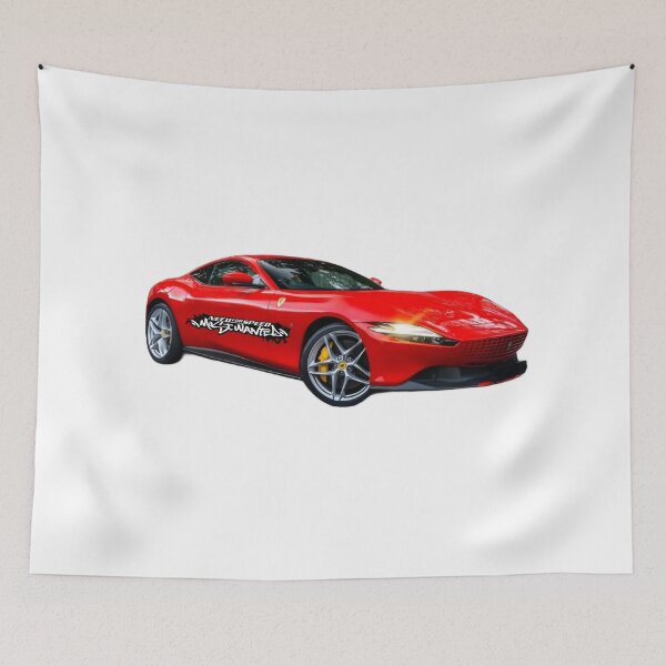 Item preview, Red Sports Car with Graffiti Decal – Need for Speed Most Wanted designed and sold by Artuer69.