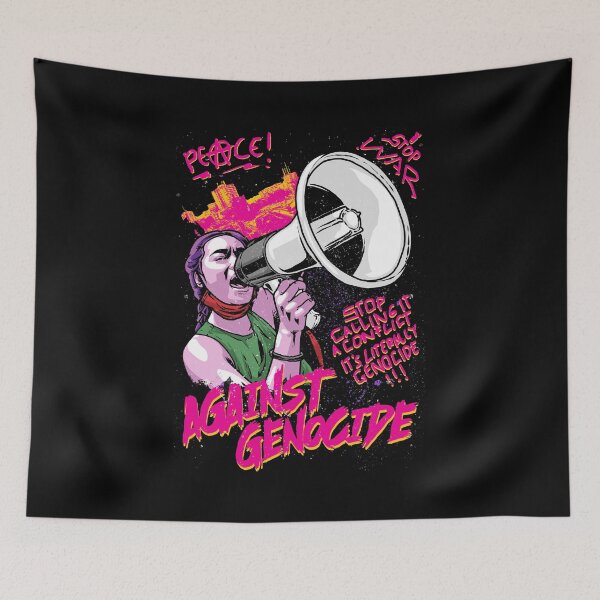 Item preview, stop genocide pop art designed and sold by unfamouzzz.