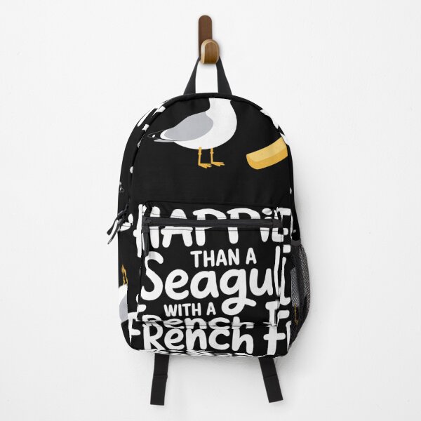 Item preview, Happier Than a Seagull With a French Fry - Funny Summer designed and sold by tiekanamac.