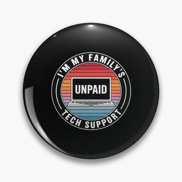Artikelvorschau, Ich bin der unbezahlte technische Support-Computertechniker meiner Familie (17 Jahre) entworfen und verkauft von DigitaldeligArt.