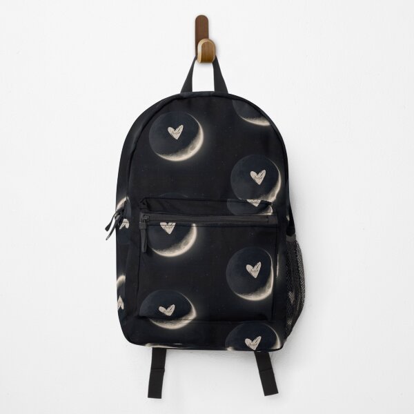 Item preview, Luminous Heart UFO Moon Scene Artwork designed and sold by NivyasArtistry.