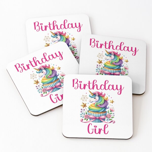 Item preview, Birthday Girl - Unicorn Cupcake designed and sold by Laymela Underground.
